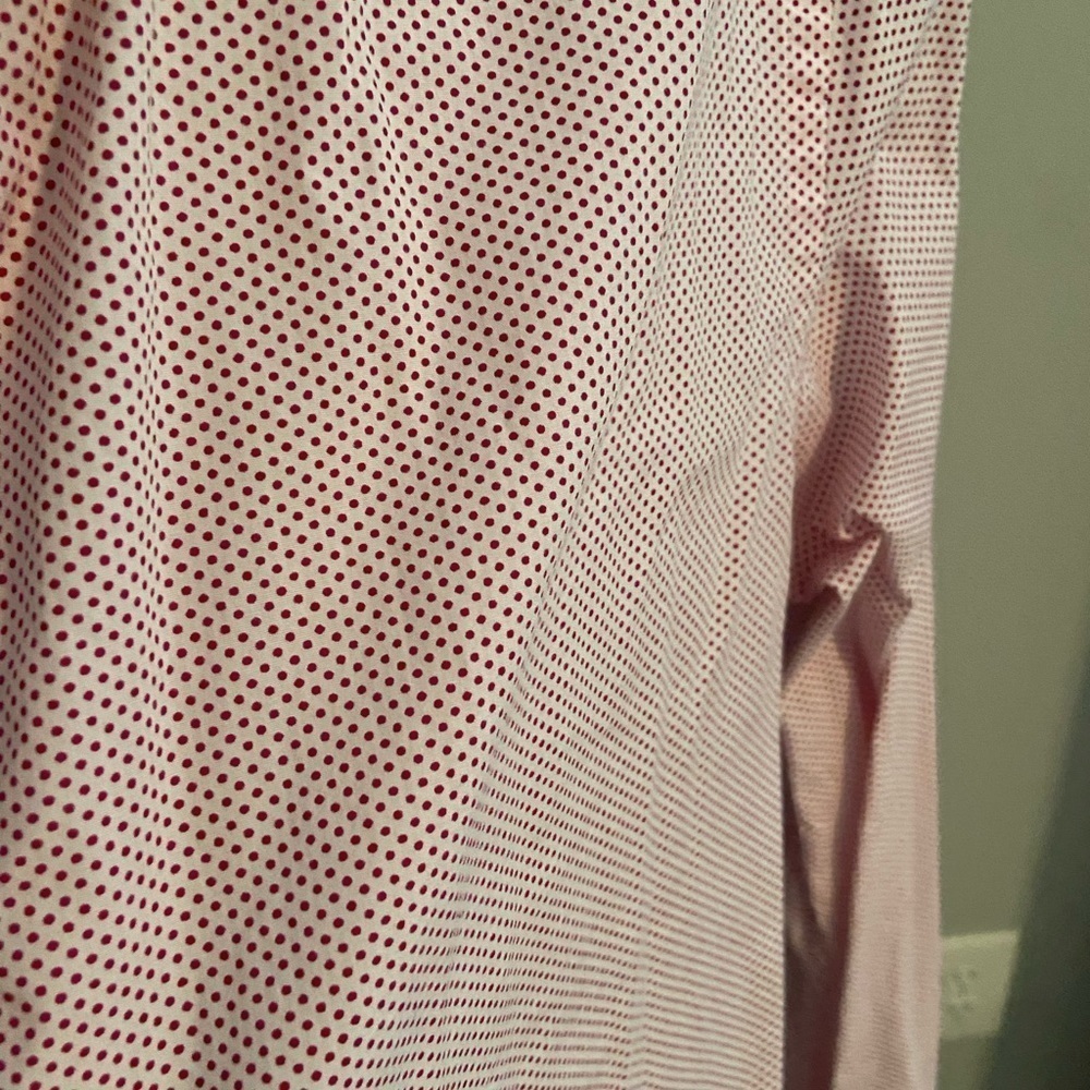 Express Size Medium Polka Dot Button Up Shirt - image 3